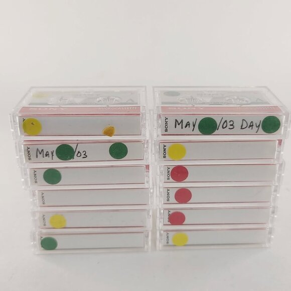 Sony Micro cassettes MC-60 lot of 12 - Picture 1 of 6